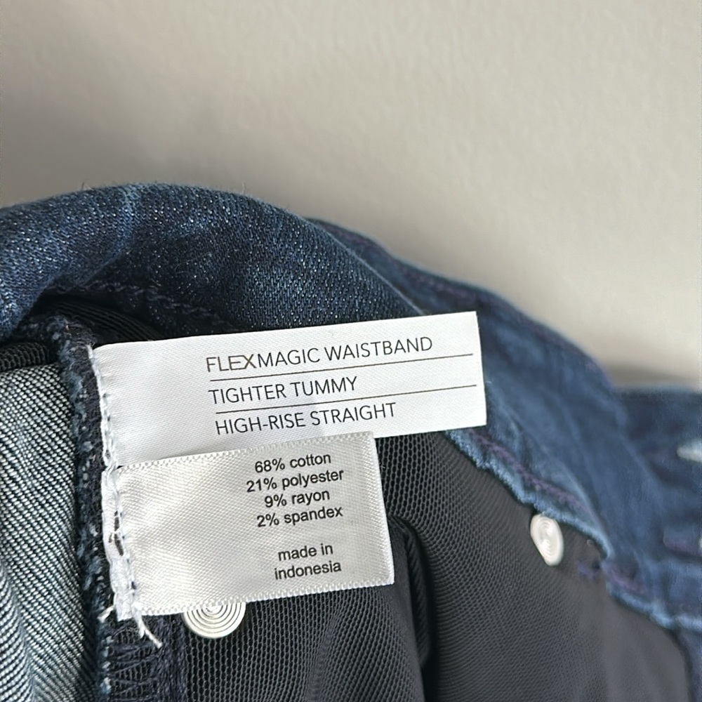 Lane Bryant Flexmagic High Rise Straight Jeans Size 16 - Picture 11 of 12